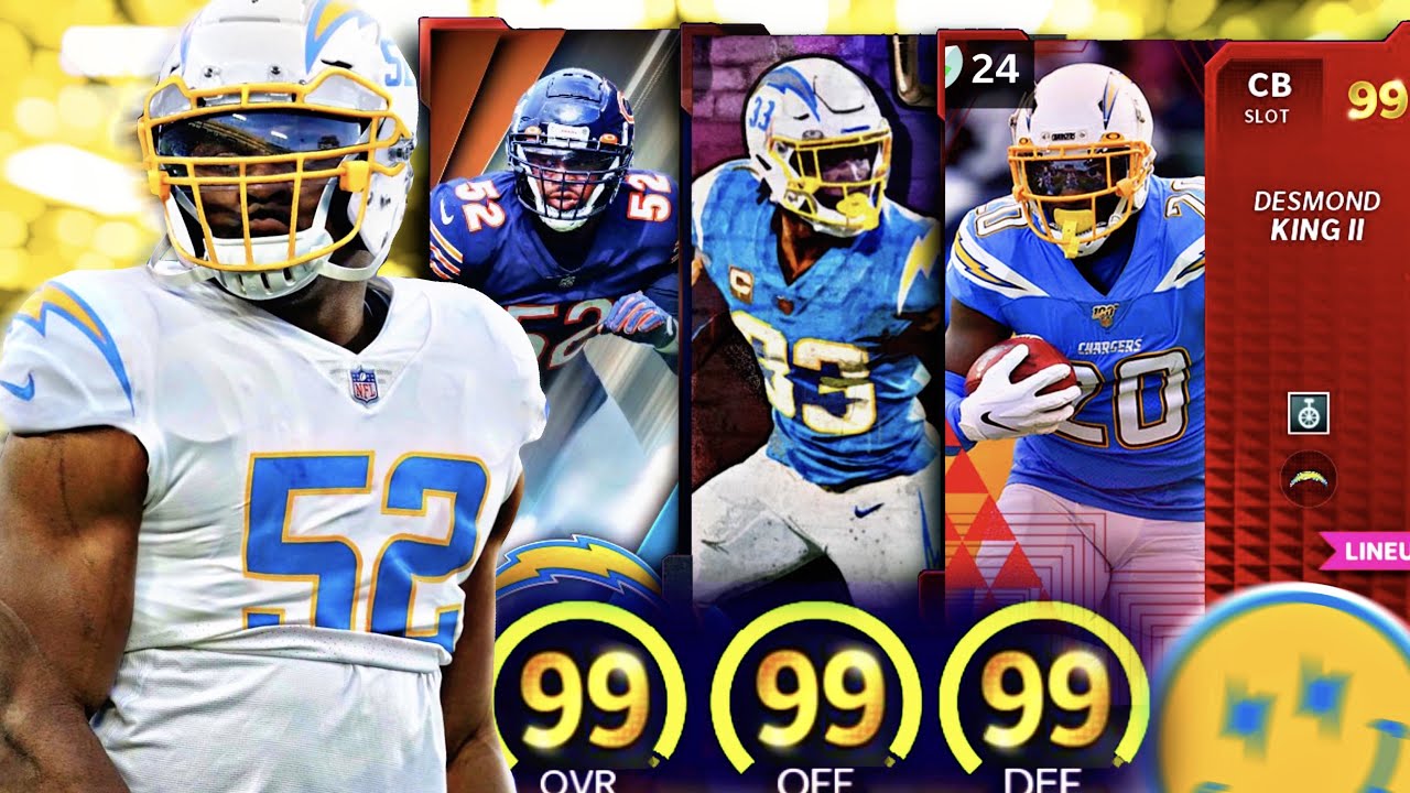 THE CHARGERS THEME TEAM IS PREPOSTEROUS!! NEW 99 MACK, 99 DERWIN + MORE!! [MADDEN 22]