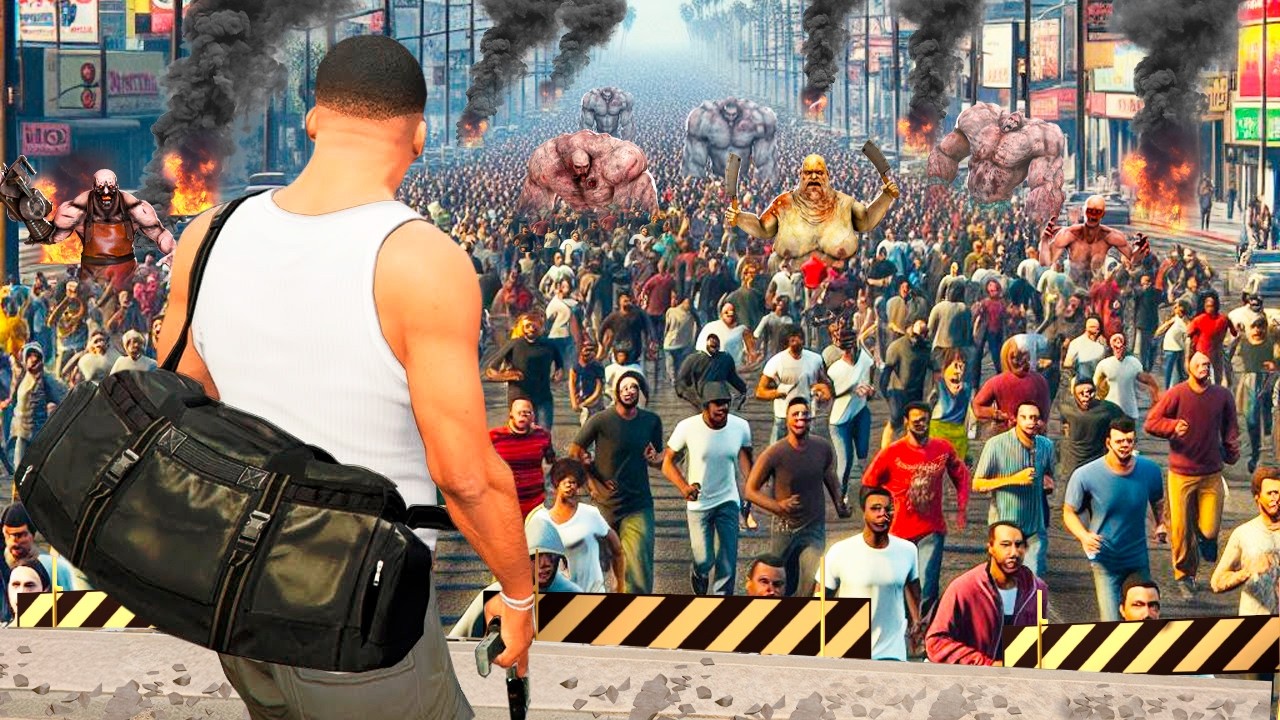 САМЫЙ БЕЗУМНЫЙ ЗОМБИ АПОКАЛИПСИС В ГТА 5 МОДЫ! КОНЕЦ СВЕТА ОБЗОР МОДА GTA 5 ОНЛАЙН | DISTRICT 9
