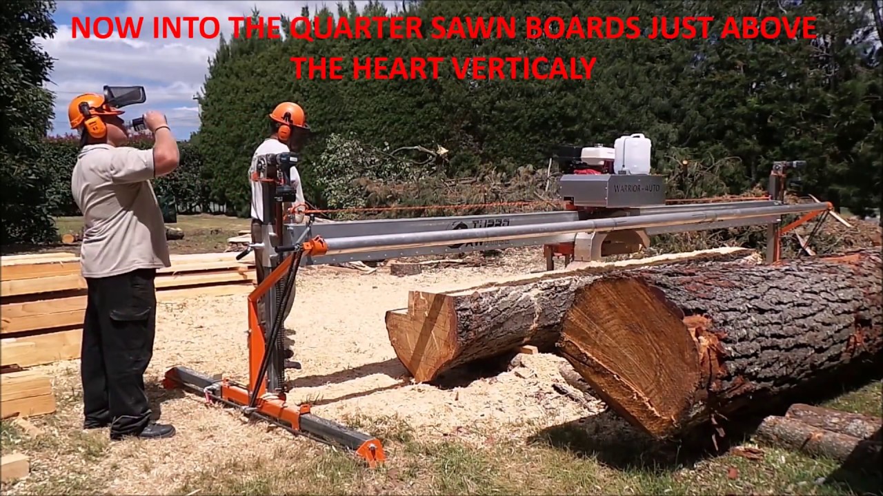 Quarter sawing with the Turbo