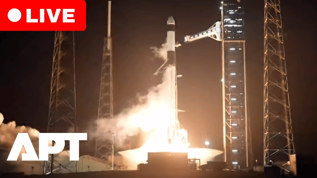 LIVE: Falcon 9 Launches Dragon Spacecraft With NASA, ESA & Roscosmos Astronauts to ISS | APT