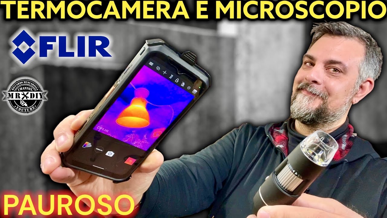 Con microscopio, endoscopio e termocamera. Ulefone Power Armor 18T. Smartphone indistruttibile.