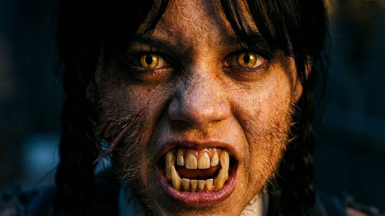 Friday: Wercurses | Wednesday Cosplay Werewolf Transformation