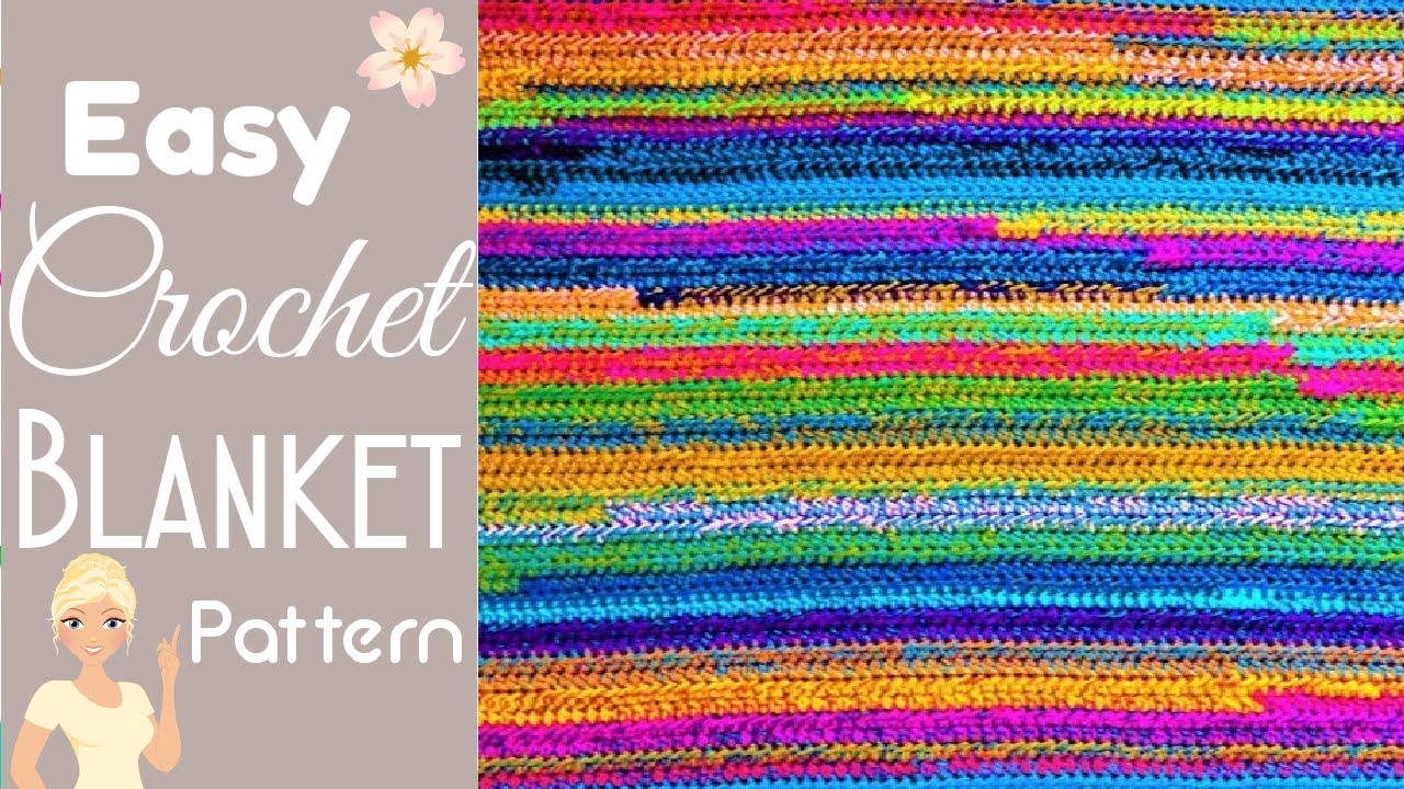 Простое одеяло для вязания крючком Stashbuster 😱 Scraptastic Blanket Stash Buster 🌸