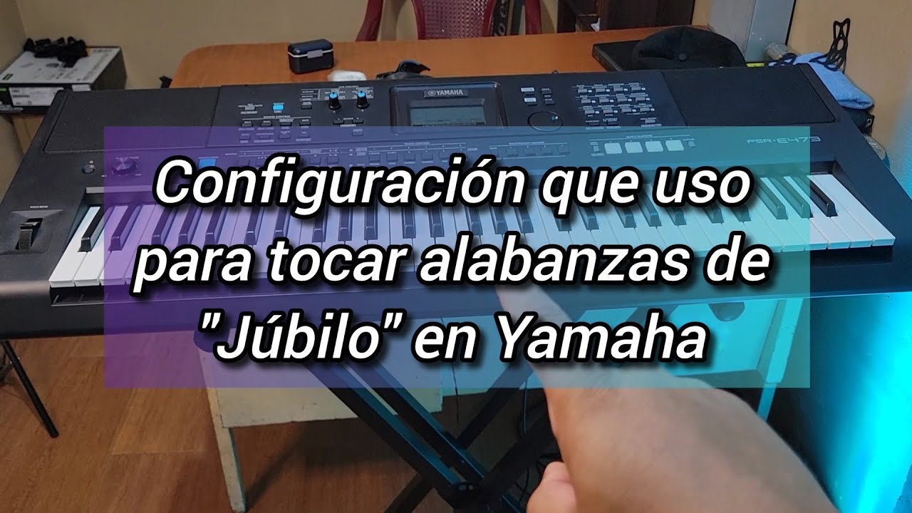 Configuración que uso para tocar alabanzas de 