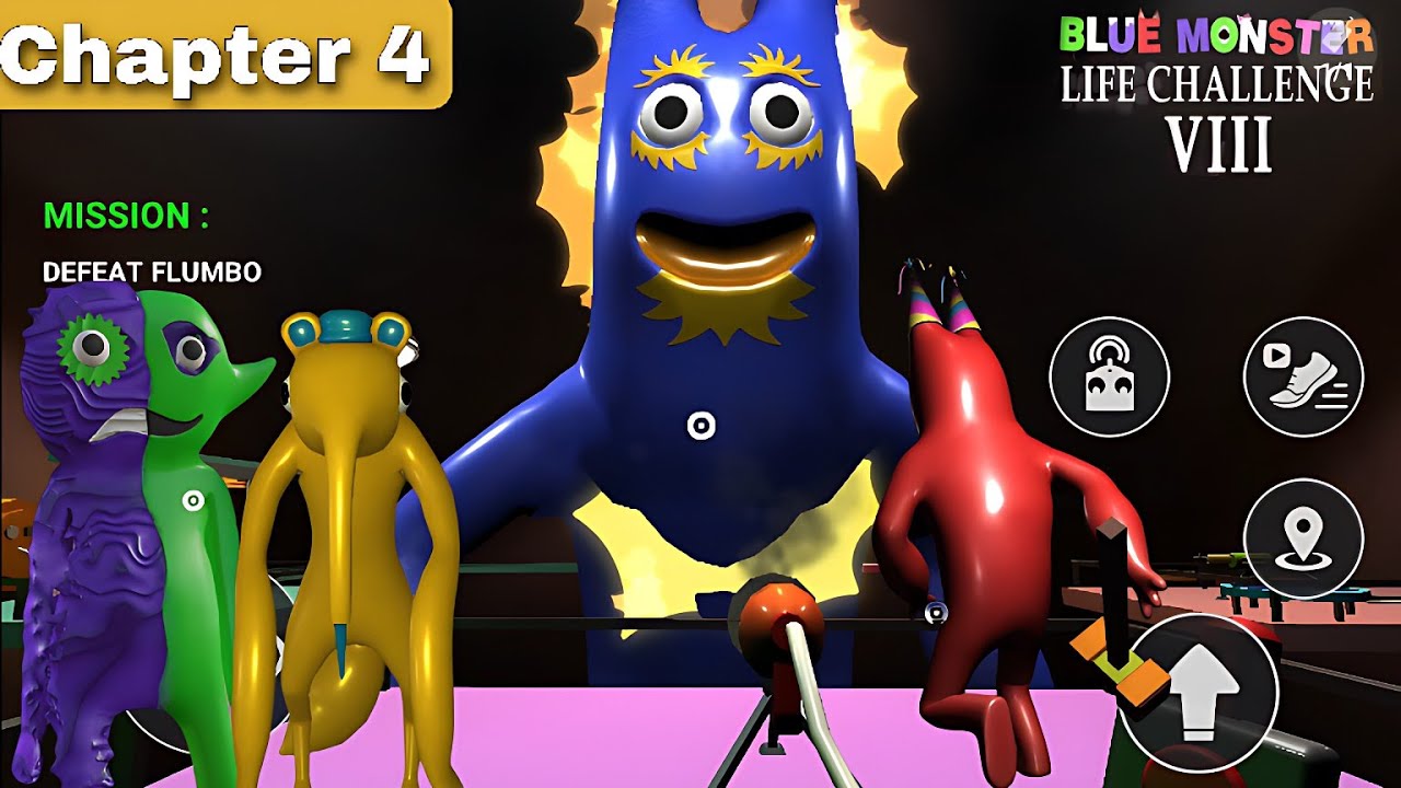 Новое обновление, глава 4 | Blue Monster Life Challenge 8, полный игровой процесс
