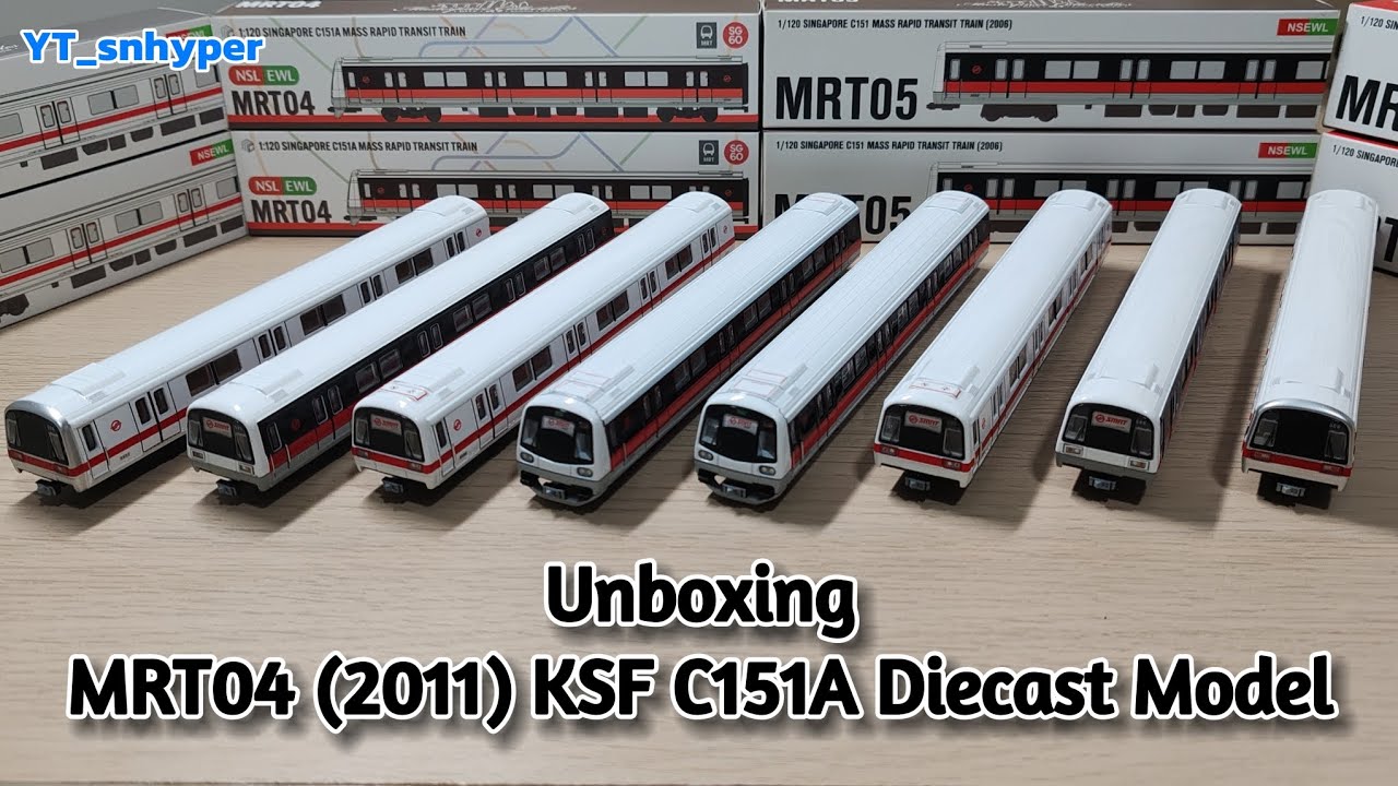 Unboxing MRT04 (2011) KSF C151A Diecast Model