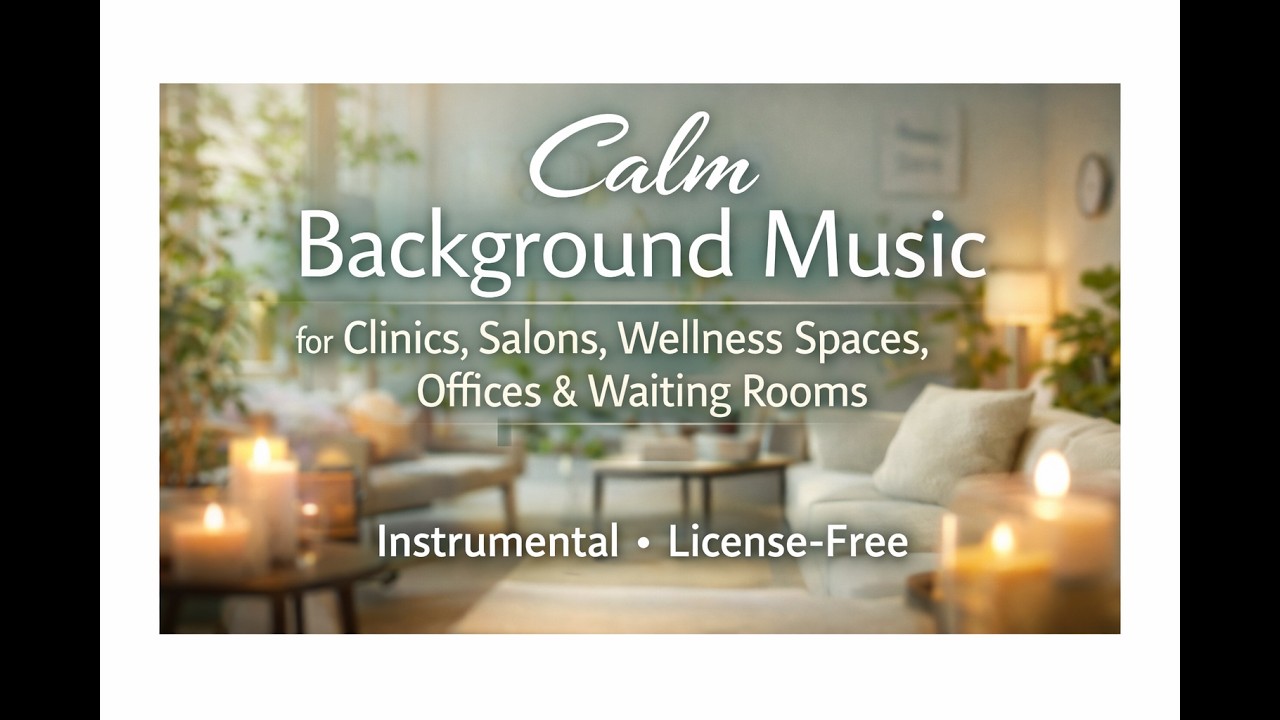 Calm Background Music for Clinics & Salons | 8 Hour Instrumental Ambient for Professional Spaces