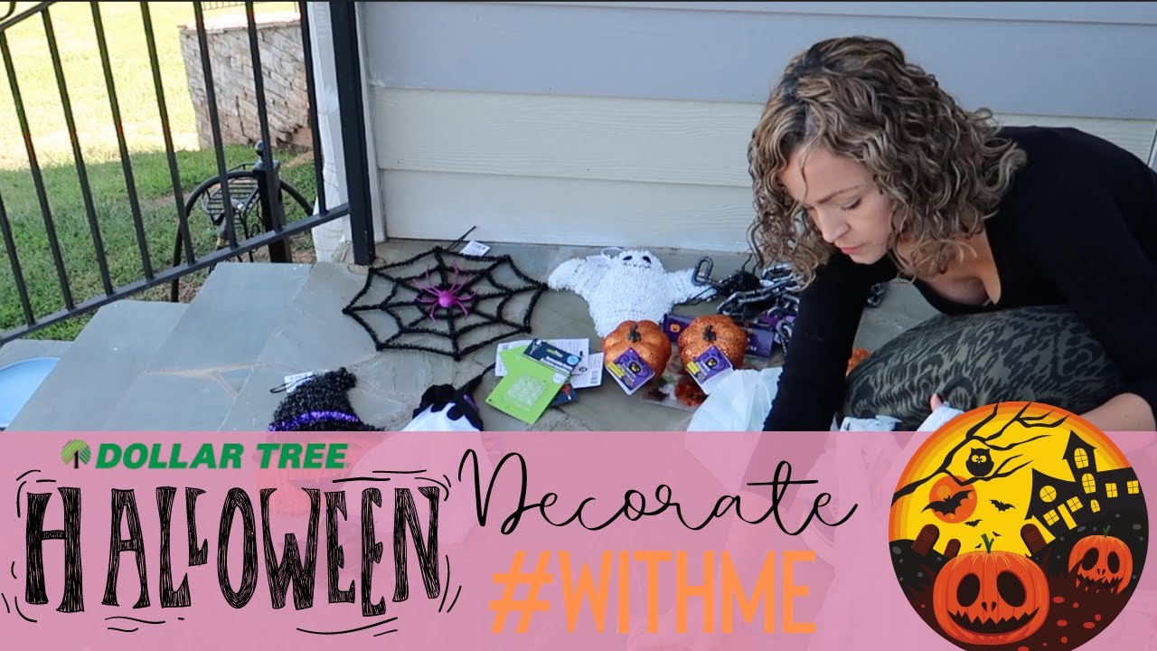 NEW HALLOWEEN DECORATE WITH ME 2020 | OUTSIDE DECORATING IDEAS | THOUGHTFUL SAVVY MOM