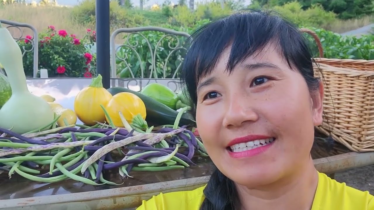 THU HOẠCH BÍ NGÒI TRÒN VÀNG, ĐẬU COVE XANH, ĐẬU LƯỠI RỒNG, BẦU HỒ LÔ, DÂU TÂY, HÀNH HƯƠNG 