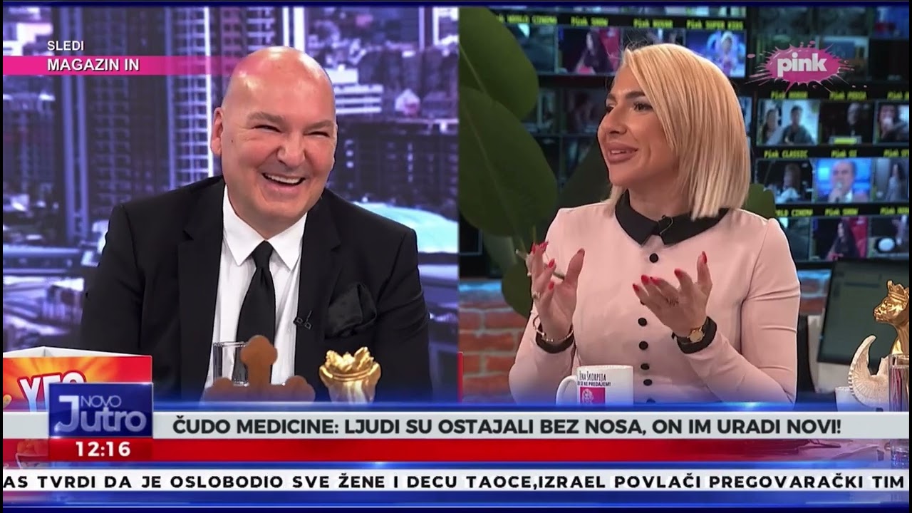 Plastična Hirurgija - RTV Pink Jutarnji Program - Prof. Dr Milan Jovanović 03.12.2023.