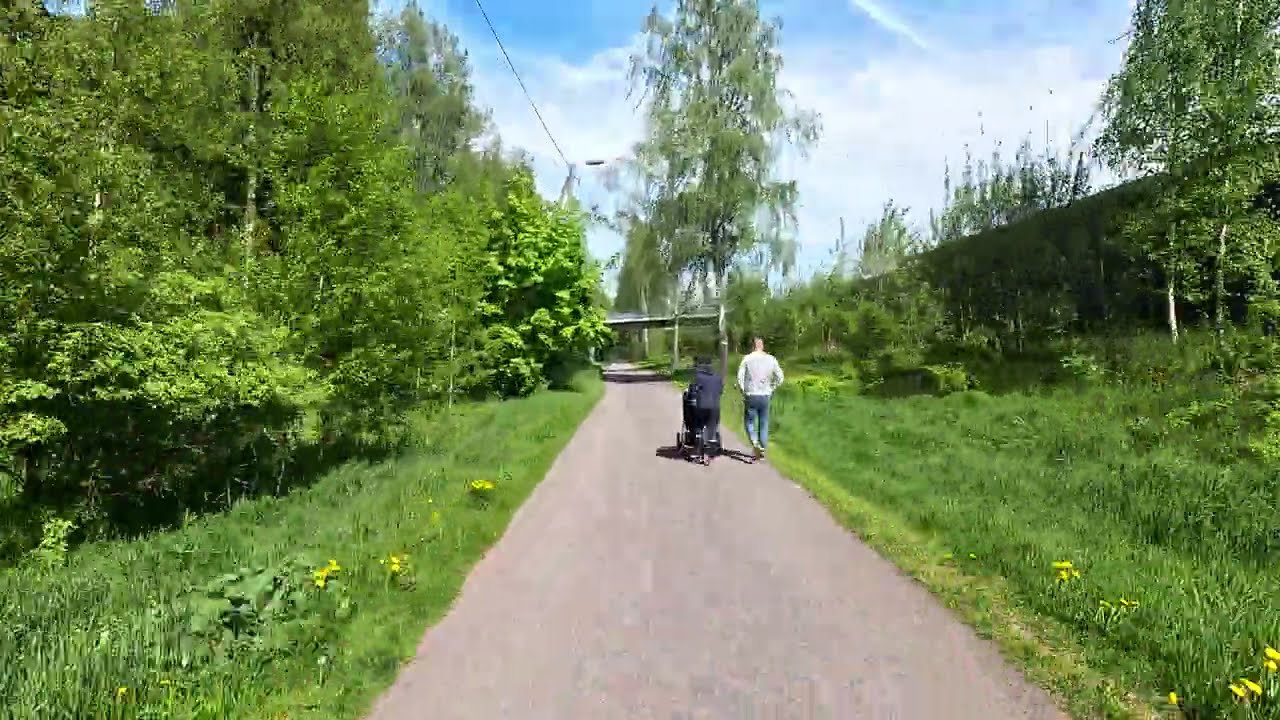 Helsinki Cycle Cam: Konala to Main Train Station via Central Park