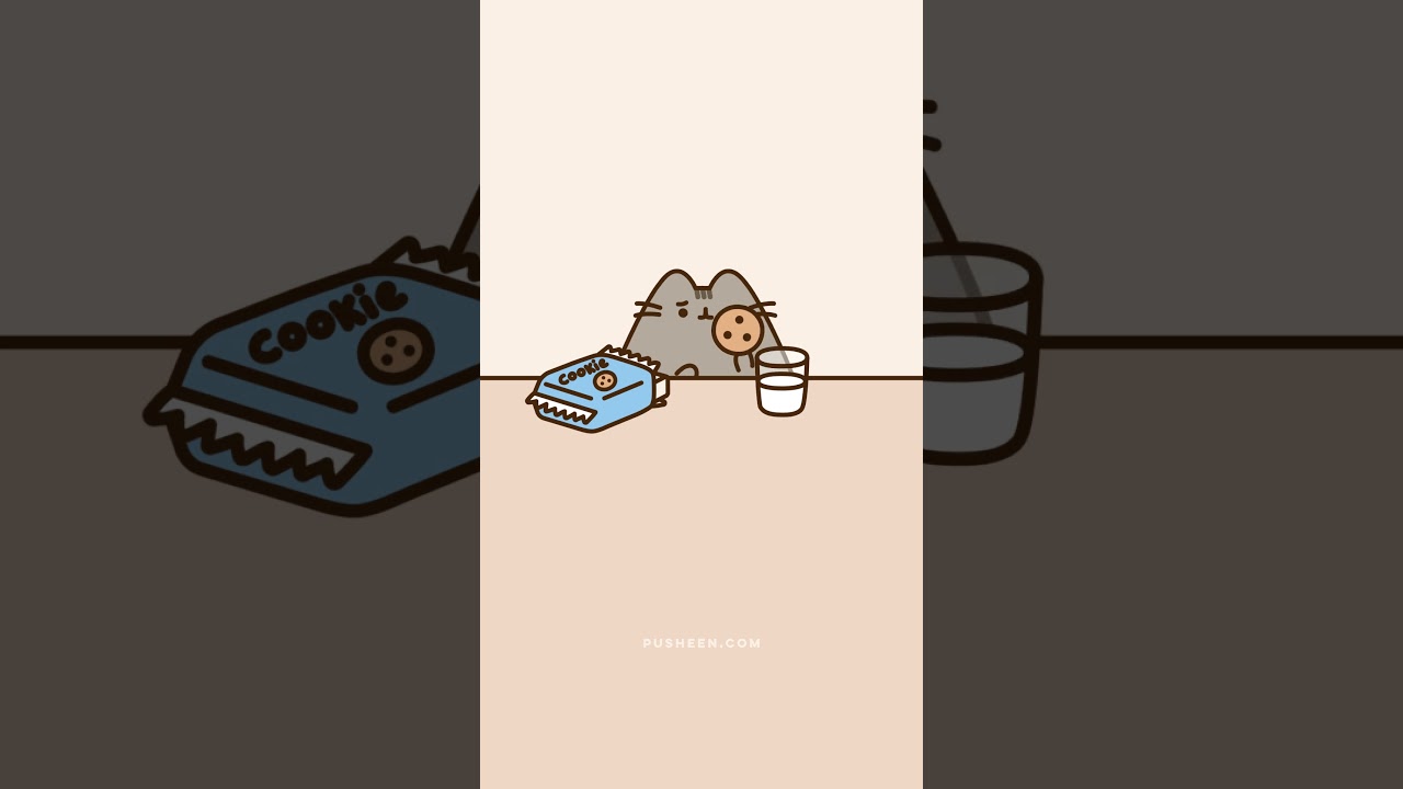 Pusheen: Cookies and Milk
