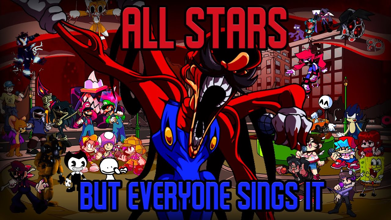 ALL STARS But Every Turn A Different Character Sings It 🎵🎤 (FNF BETADCIU)