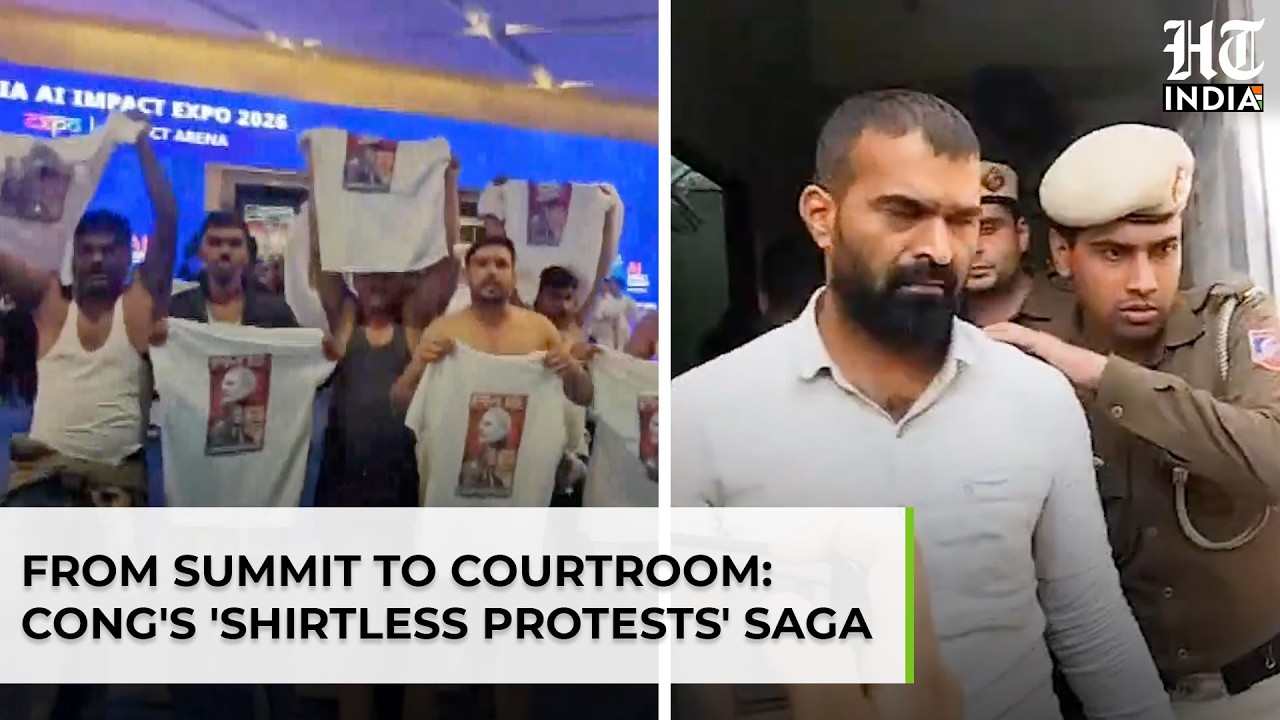Huge Courtroom Drama Follows Congress’ ‘Shirtless’ Protests At AI Summit; Delhi Police Seeks Remand