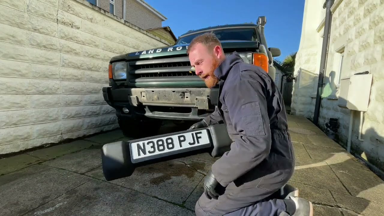 How to trim a discovery 1 front bumper