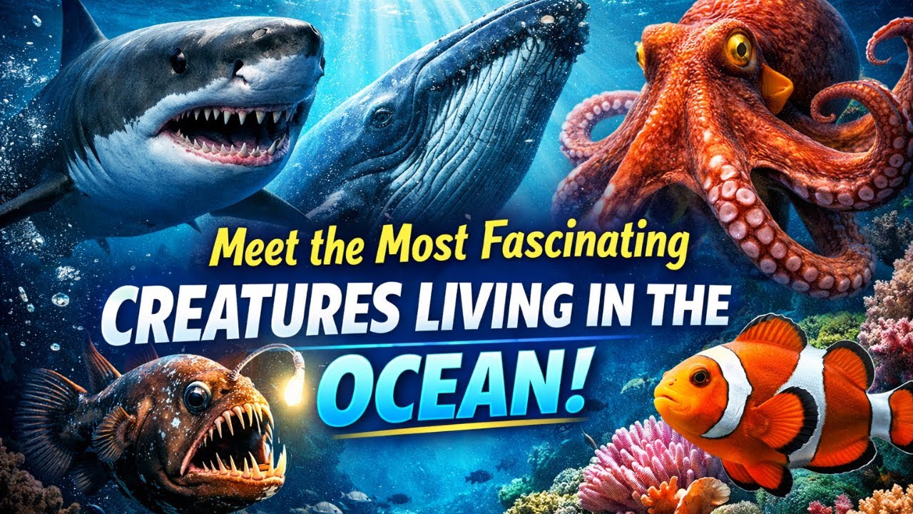 Meet the Most Fascinating Creatures Living in the Ocean.