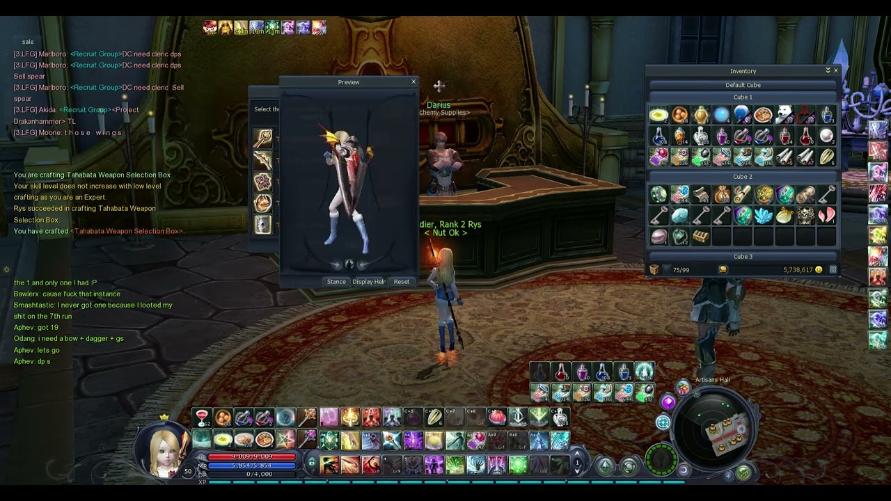 AionNA Classic 1.8 : Tahabata Weapon Selection Box 100% Craft