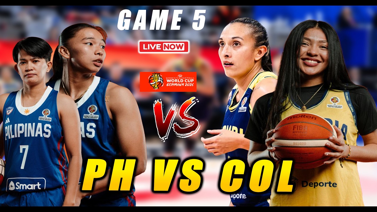 PHILIPPINES vs COLOMBIA LIVE 🏀 | Gilas Women | FIBA World Cup Qualifiers