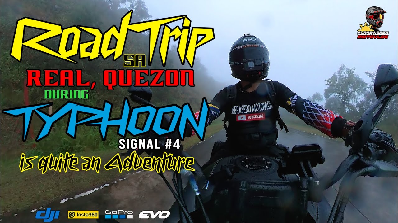 Road Trip sa Real, Quezon during Typhoon Signal #4 is QUITE an ADVENTURE | FoodTrip sa HUNGRY TUMMY