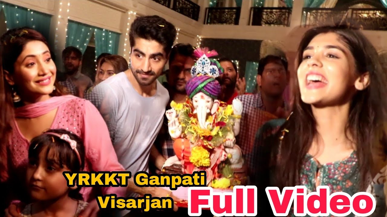 Yeh Rishta Kya Khelata Ganpati Visarjan | Full Video | Harsha Chopda, Pranali, Shivangi Joshi