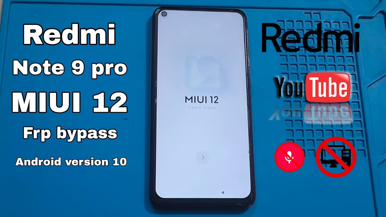 Redmi note 9/9 pro || Frp bypass || MIUI 12 || Android 10