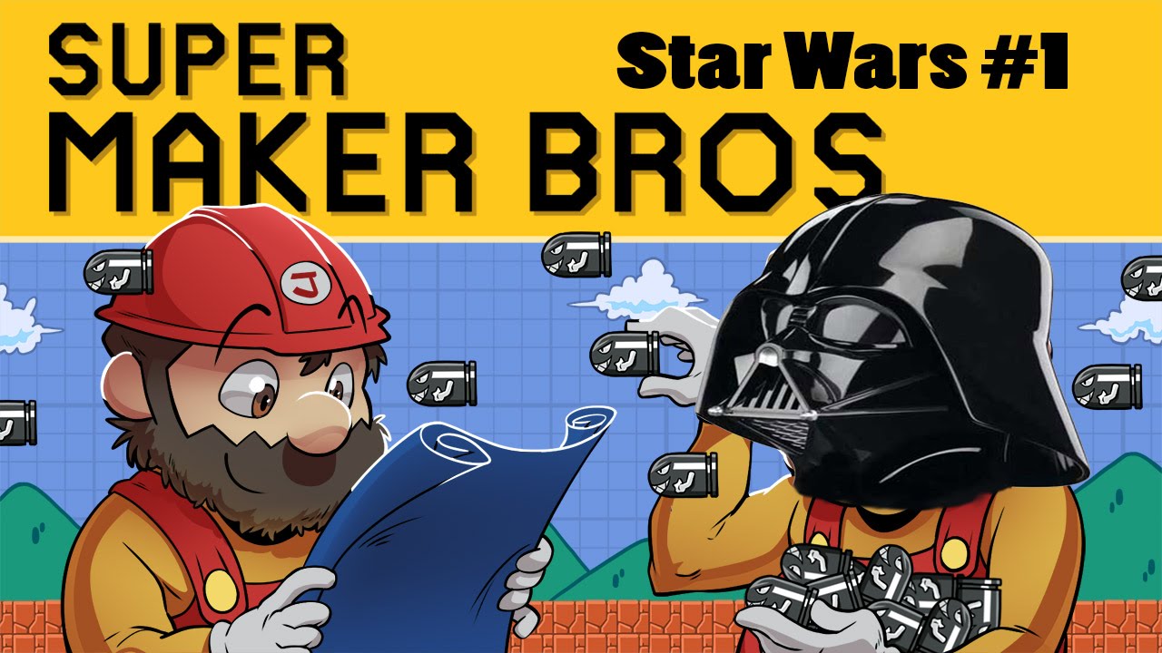 Super Mario Maker | Star Wars Ep. 1 | Super Beard Bros.