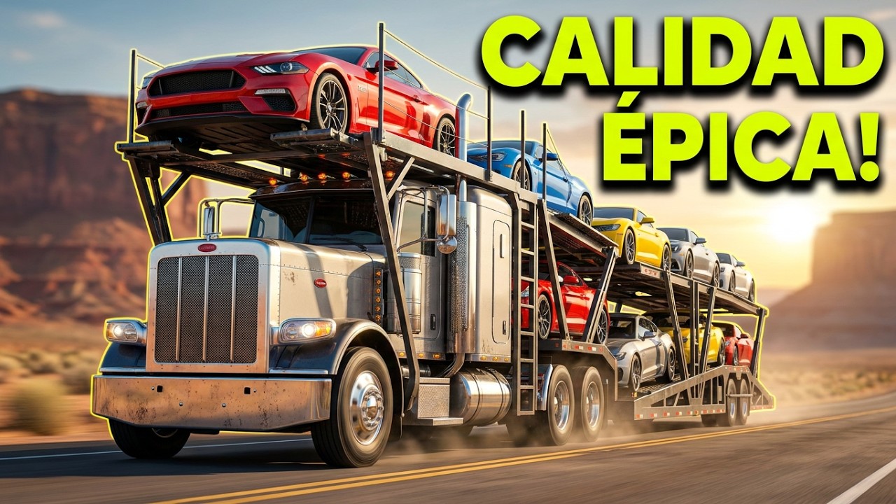 MOD Remolque MADRINA NODRIZA CAR HAULER + CAMIONES para ATS | American Truck Simulator 1.58