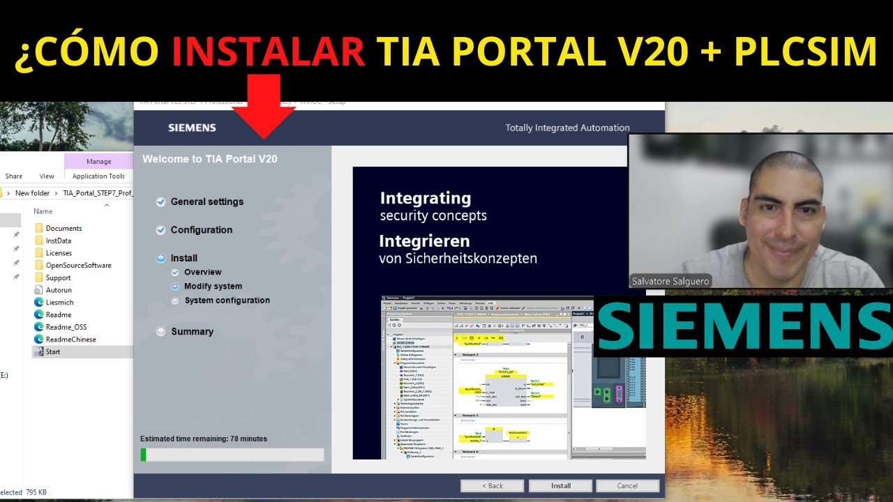 Cómo Instalar TIA Portal V20 + PLCSIM Paso a Paso | Curso Gratis Siemens 2025