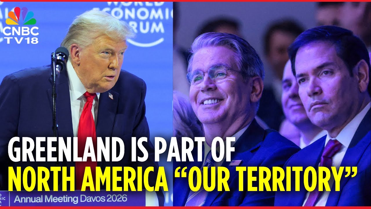 Trump Calls for "Immediate Negotiations" To Discuss US Acquisition of Greenland | Davos 2026 | N18G
