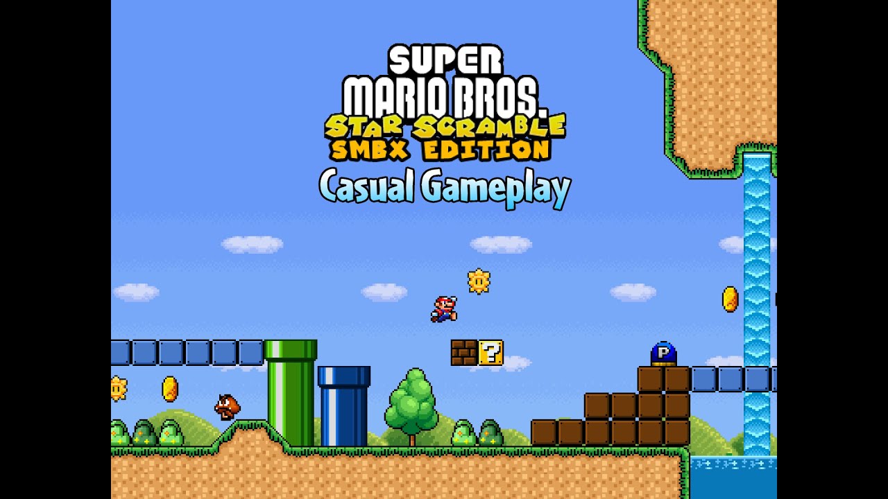 Super Mario Star Scramble - SMBX Edition by Dudboi2005 | Super Mario Bros. X2 Playthrough