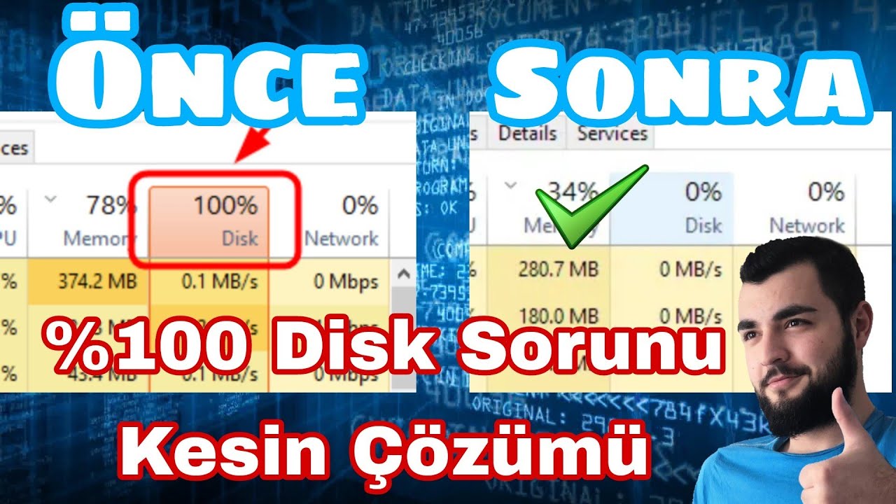 Disk Kullanımı %100 Sorunu Kesin Çözümü