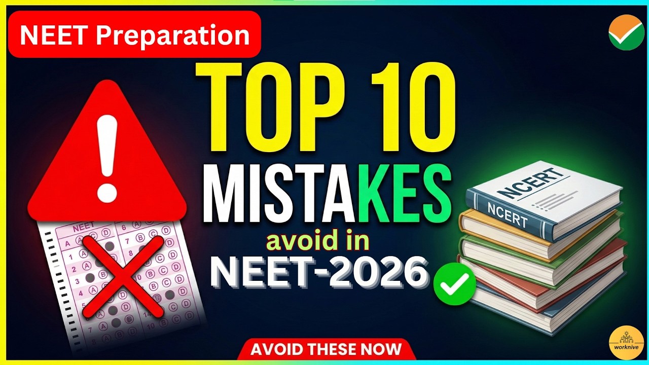 🎯 Stop Making These 10 NEET Mistakes | Must Watch NEET 2026