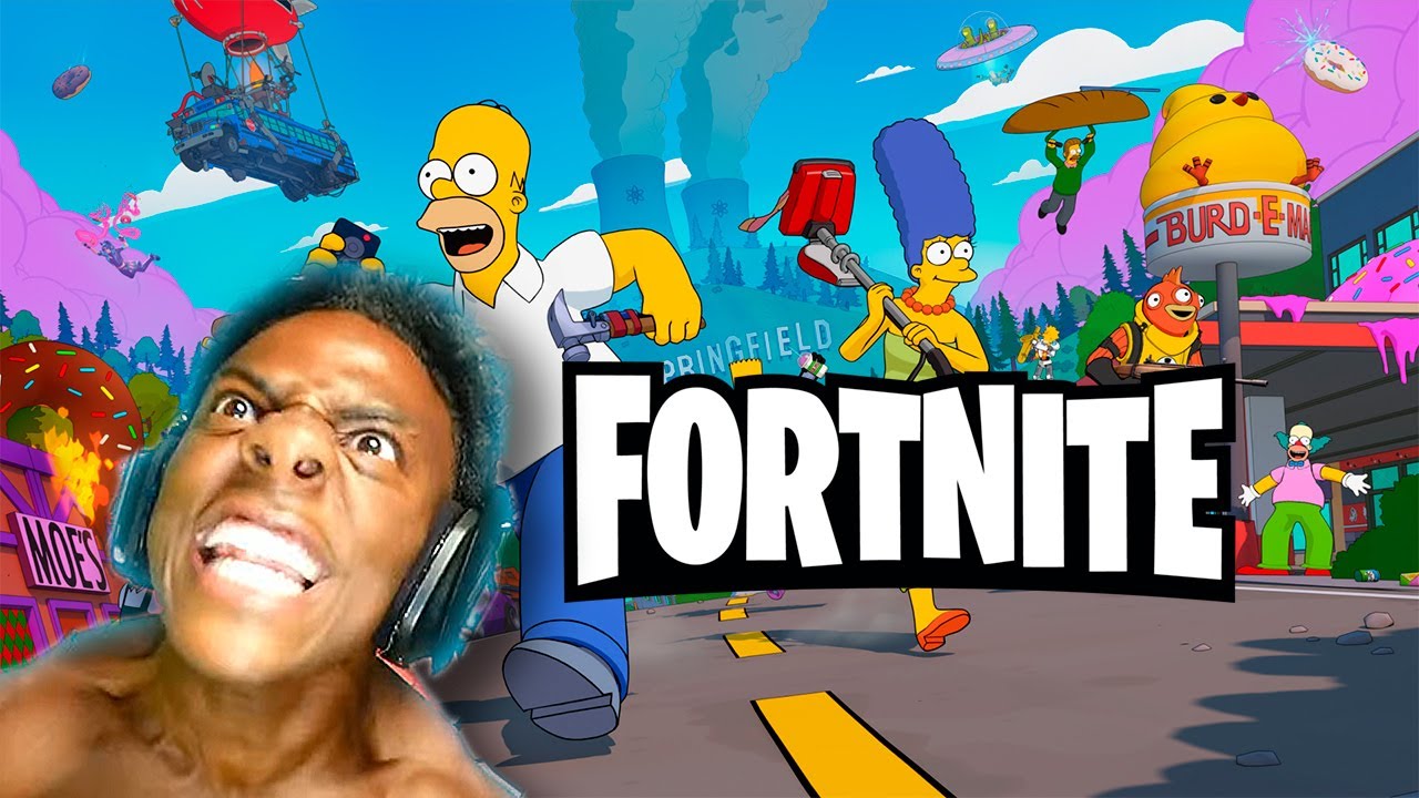 🔥 Speed RAGES at Stream Snipers in Fortnite Simpsons