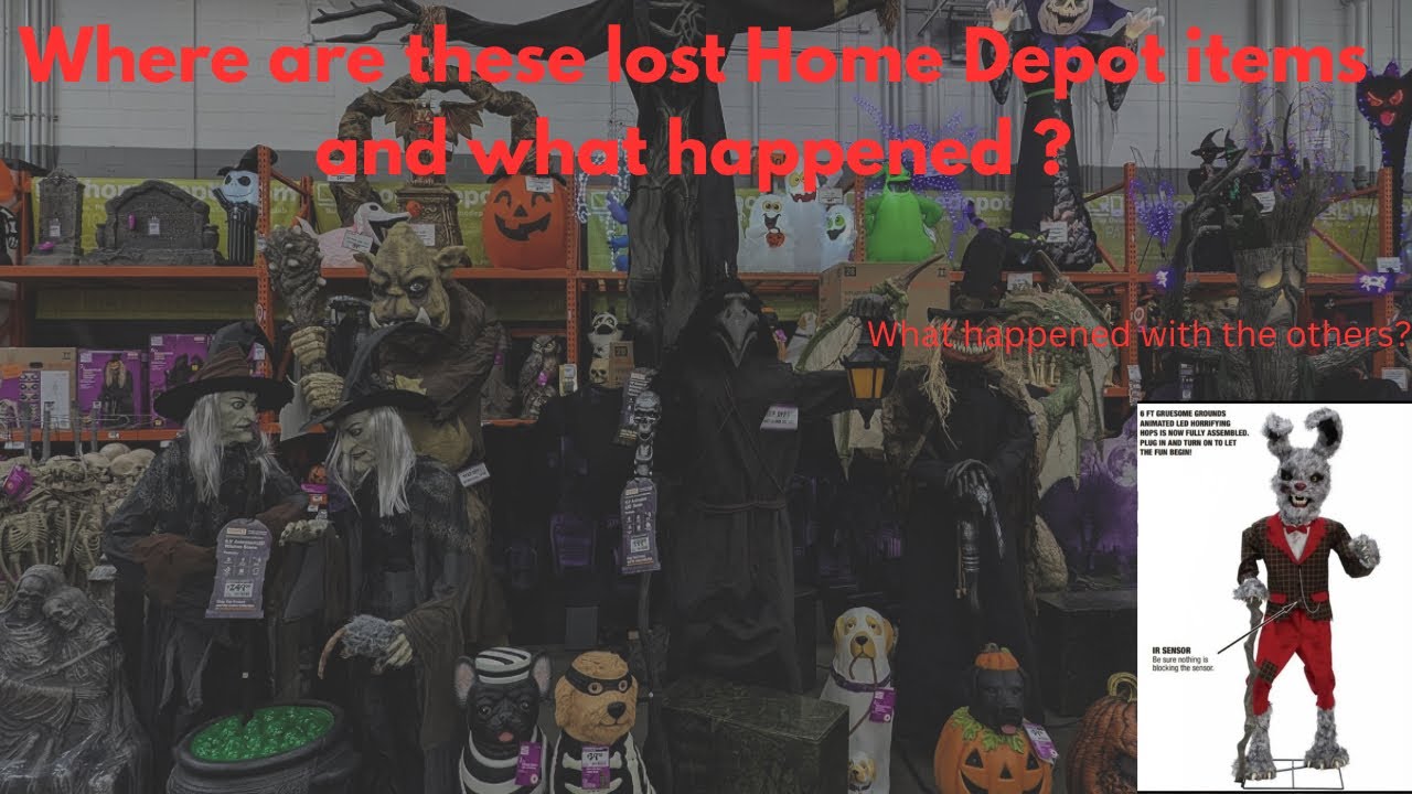 What happened with all of the canceled props for Home Depot Halloween 2026?