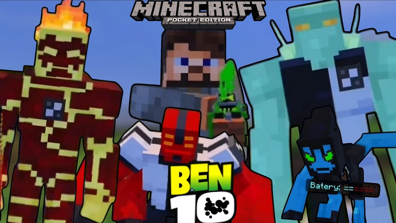 The Best BEN 10 Mod For Minecraft PE 1.21+⚡