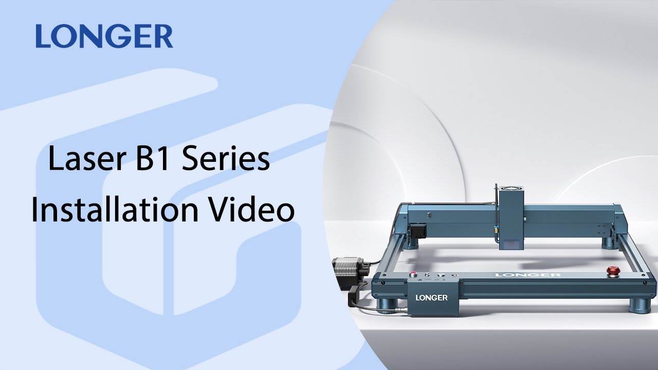 Laser B1 20W,30W,40W Laser Engraving Machine Installation Video