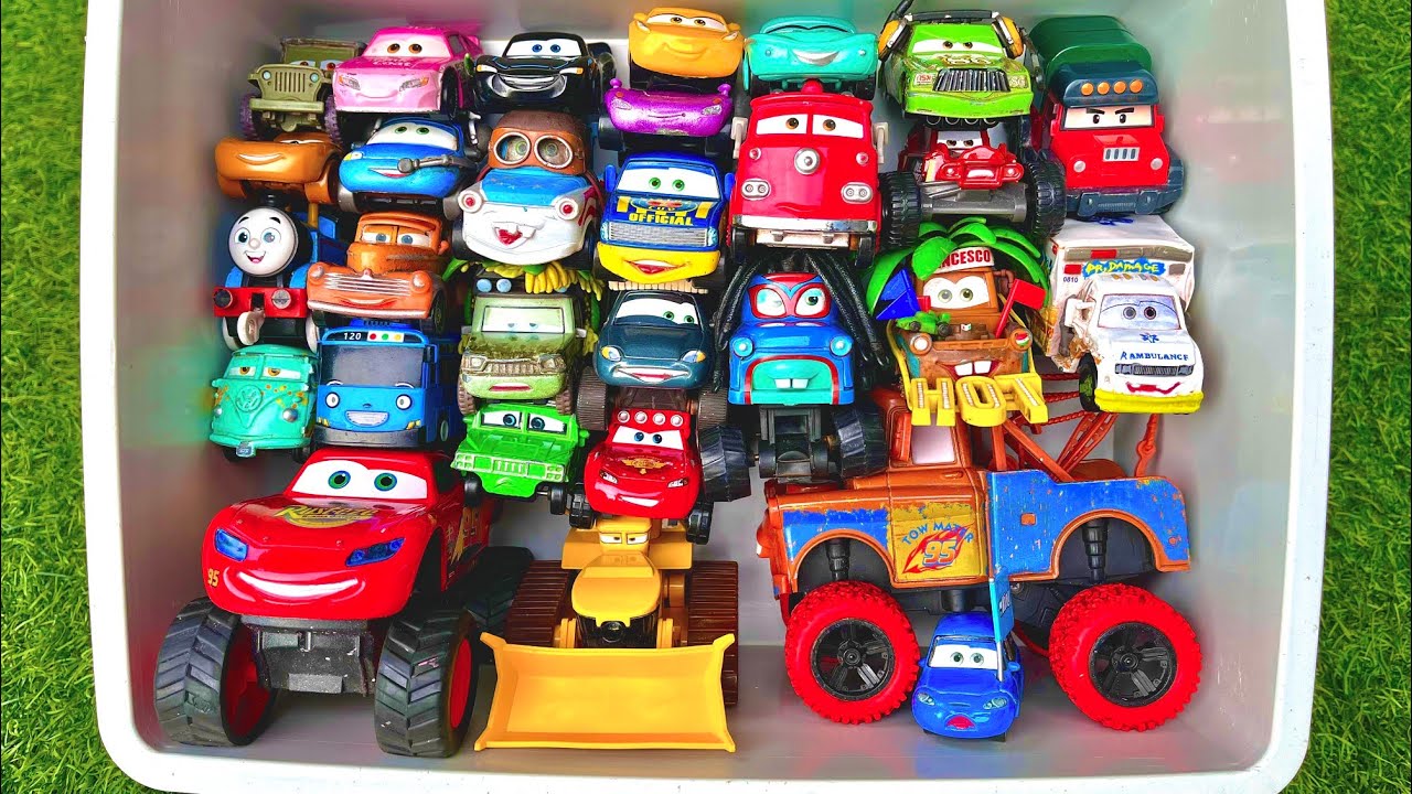 Disney Pixar Cars Unboxing Review | Lightning Mcqueen, Tow Mater, Doc Hudson, Sally Carrera, Cruz