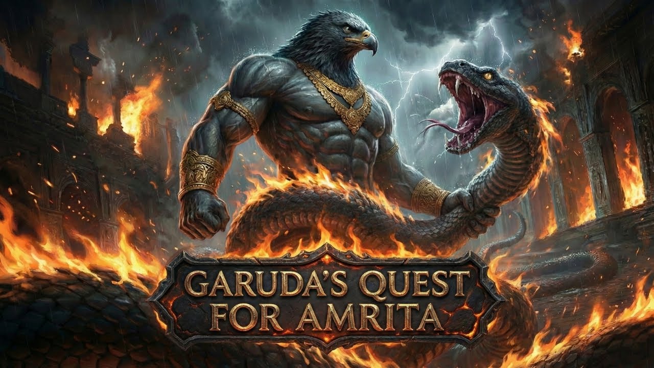 The God-Breaker: The LEGEND of GARUDA! #hindu  #hindudeity  #hindugod