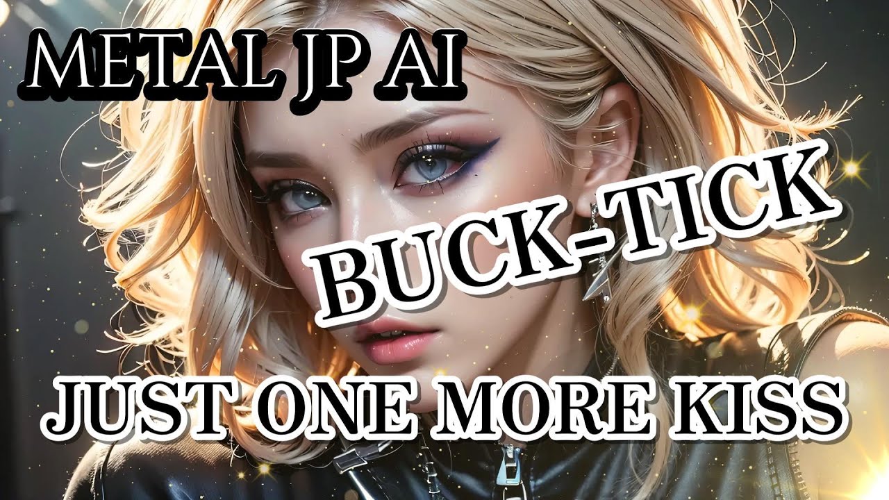BUCK-TICK【JUST ONE MORE KISS】AIメタル女子がカバーした　AI cover J-Rock