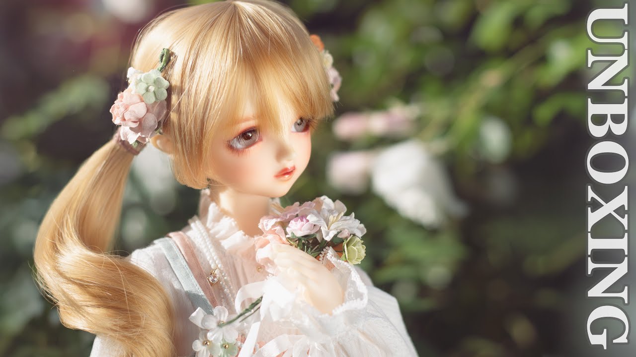 Cottage Core BJD Clothes Dress Up / Unboxing feat. VOLKS Super Dollfie Charlotte スーパードルフィー シャルロッテ