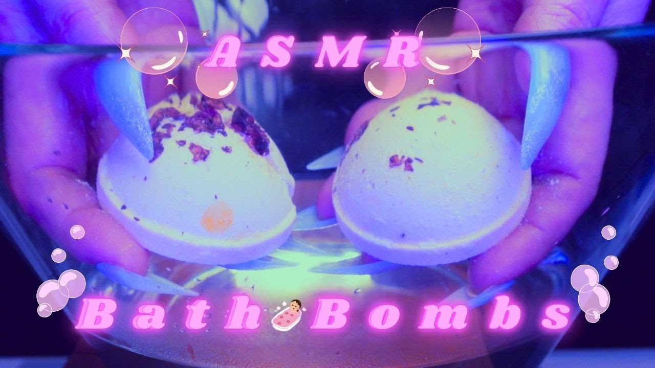ASMR Fizzy Bath Bombs for Sleep and Relaxation~ NO TALKING
