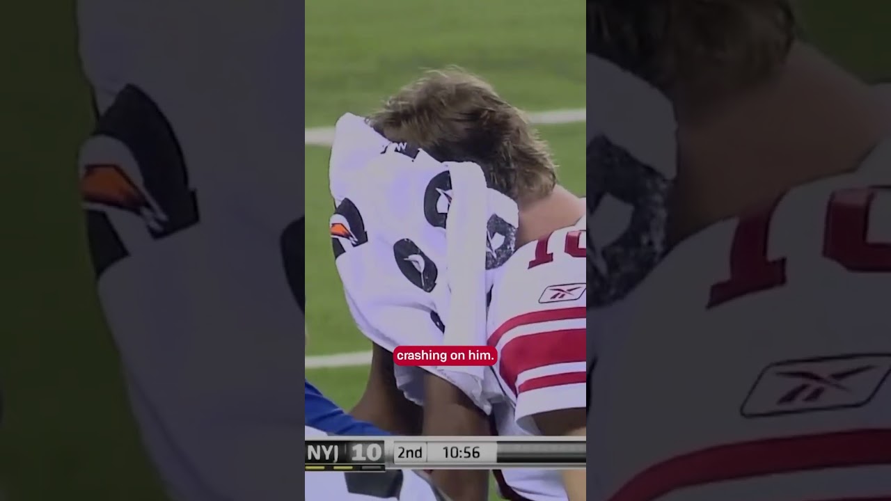 When Eli had to get 15 stitches 😳 #shorts #throwback #elimanning #nfl #football #archive