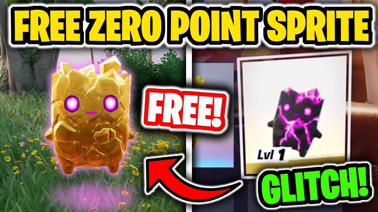 (БАГ) КАК БЕСПЛАТНО ПОЛУЧИТЬ ZERO POINT SPRITE В FORTNITE! (ЗОЛОТОЙ ZERO POINT SPRITE БЕСПЛАТНО)