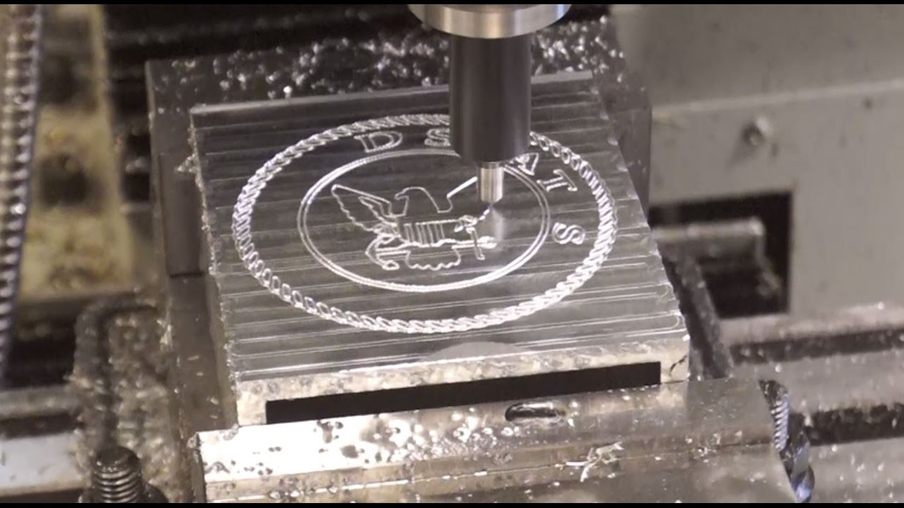 Drag Engraving The Navy Logo With The Tormach 770