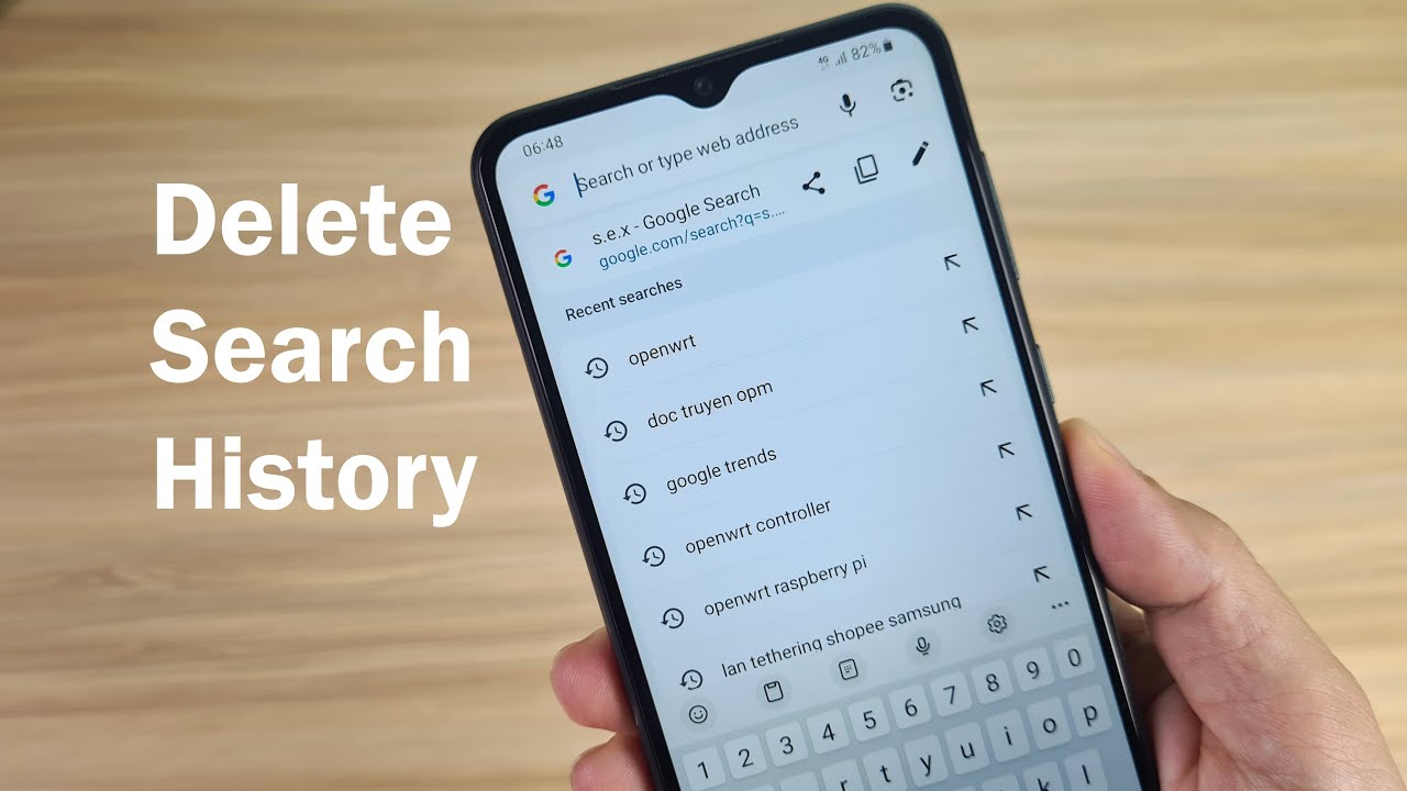 How to Delete Search History
