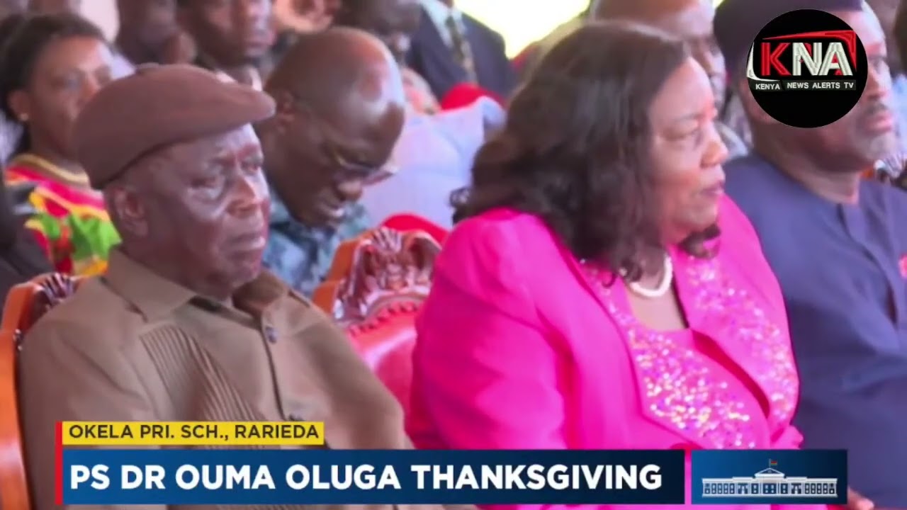 PC OUMA OLUGA FAILS TO HIDE HIS EXITEMENT DURING HIS THANKS GIVING PROGRAME. LISTEN TO HIS REMARKS