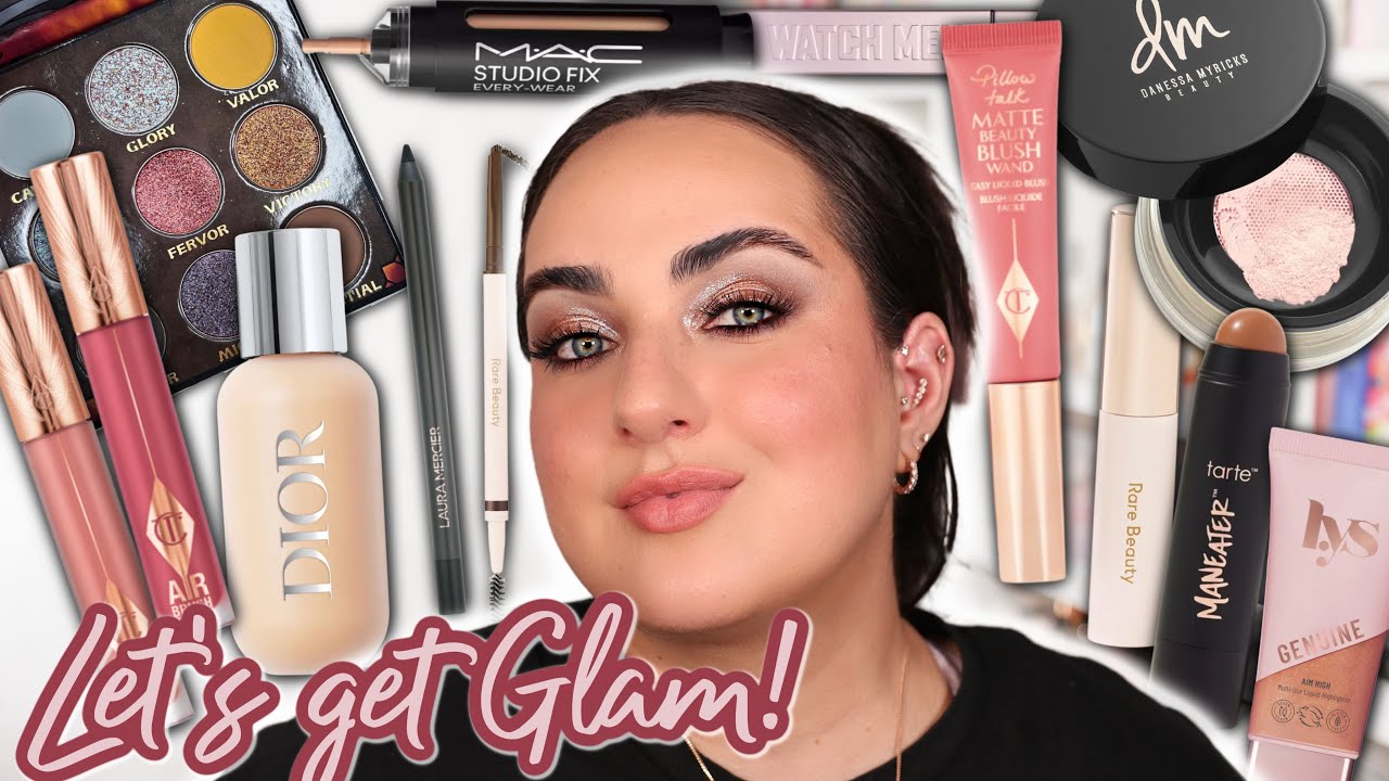 FULL FACE OF NEW MAKEUP PRODUCTS!  | LET'S GET GLAM