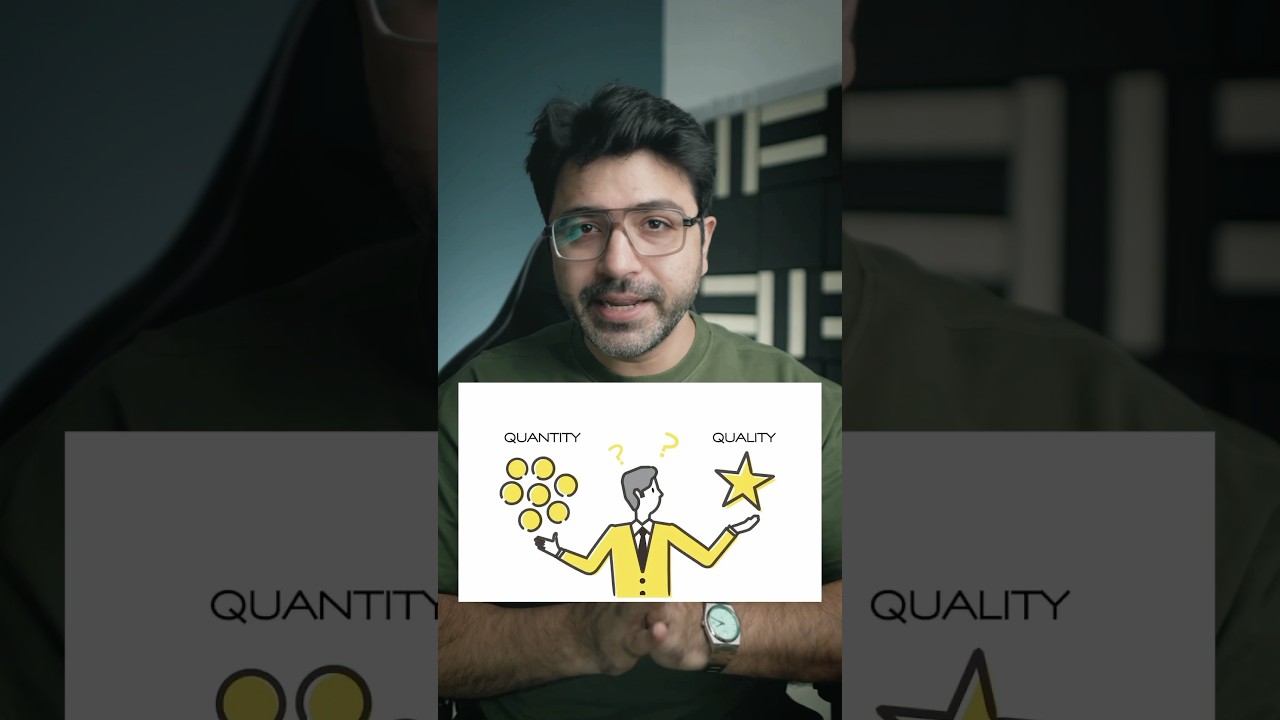 Quality vs Quantity - YouTube Growth Tip