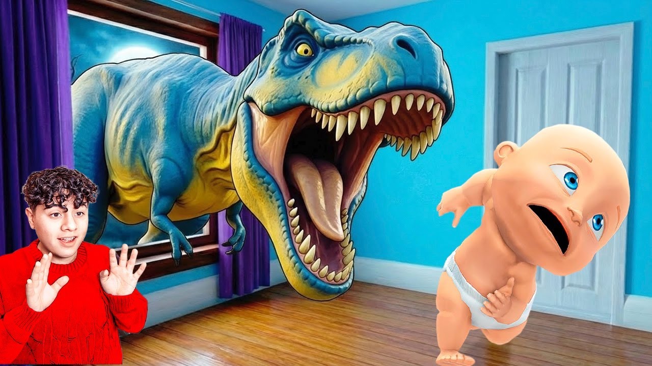 Si ves un DINOSAURIO y eres un BEBE, ¡HUYE RÁPIDO!