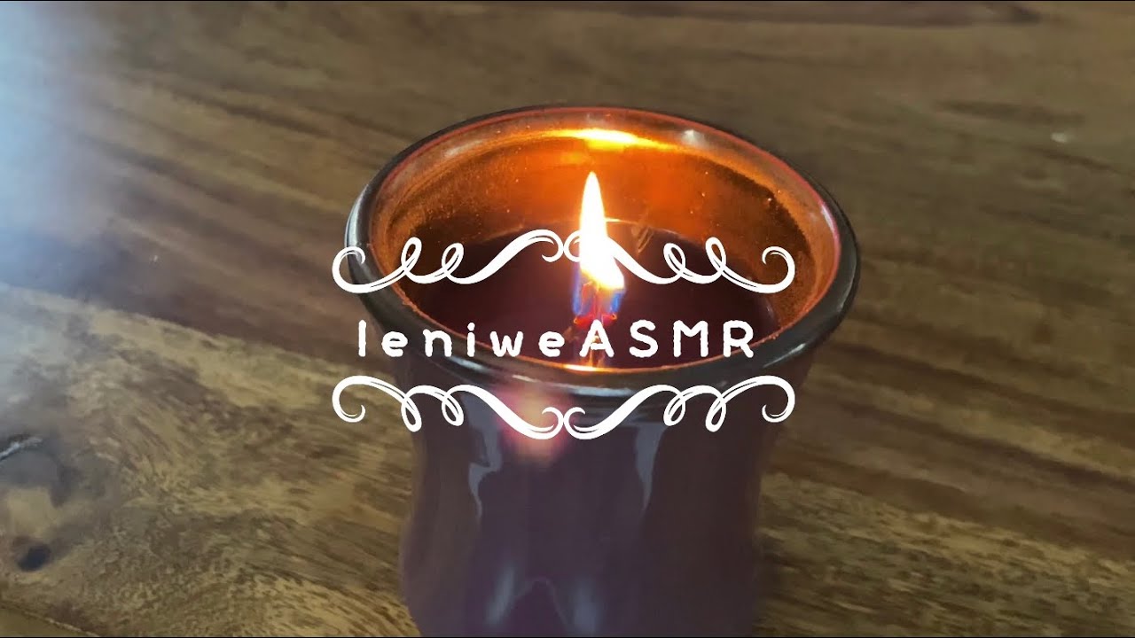 Świercząca świeca 🕯 ASMR | 3D dźwięk binauralny // Crackling candle / 3D binaural sound